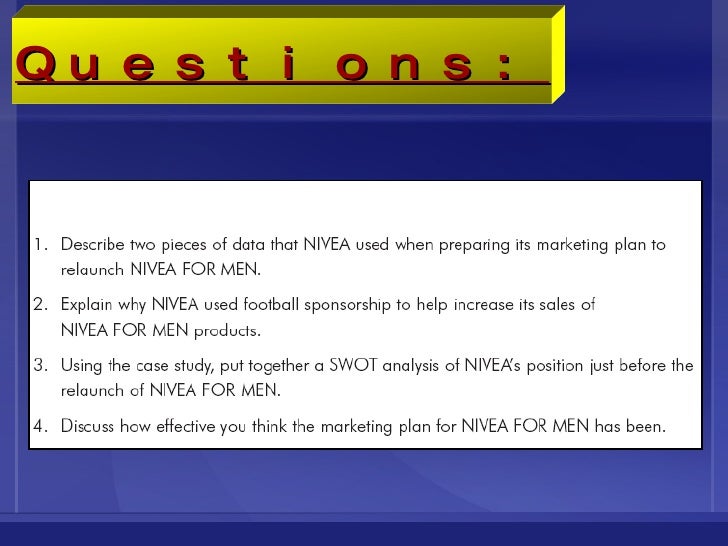 Nivea business plan picture