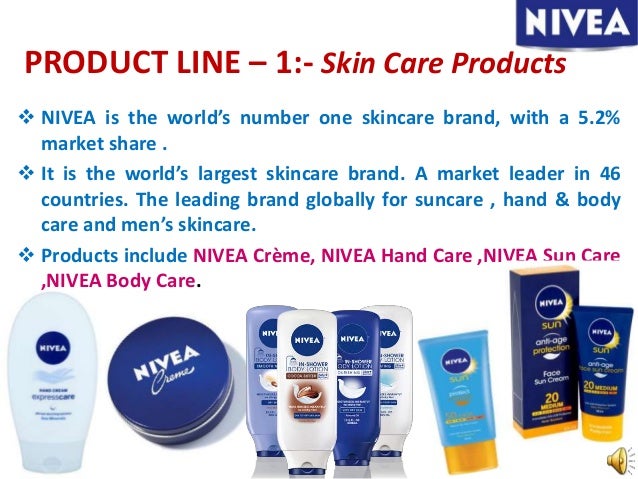 nivea product line