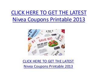 Nivea Coupons Printable 2013 Nivea Coupons Printable 2013 Nivea Coupons Printable 2013 Nivea Coupons Printable 2013