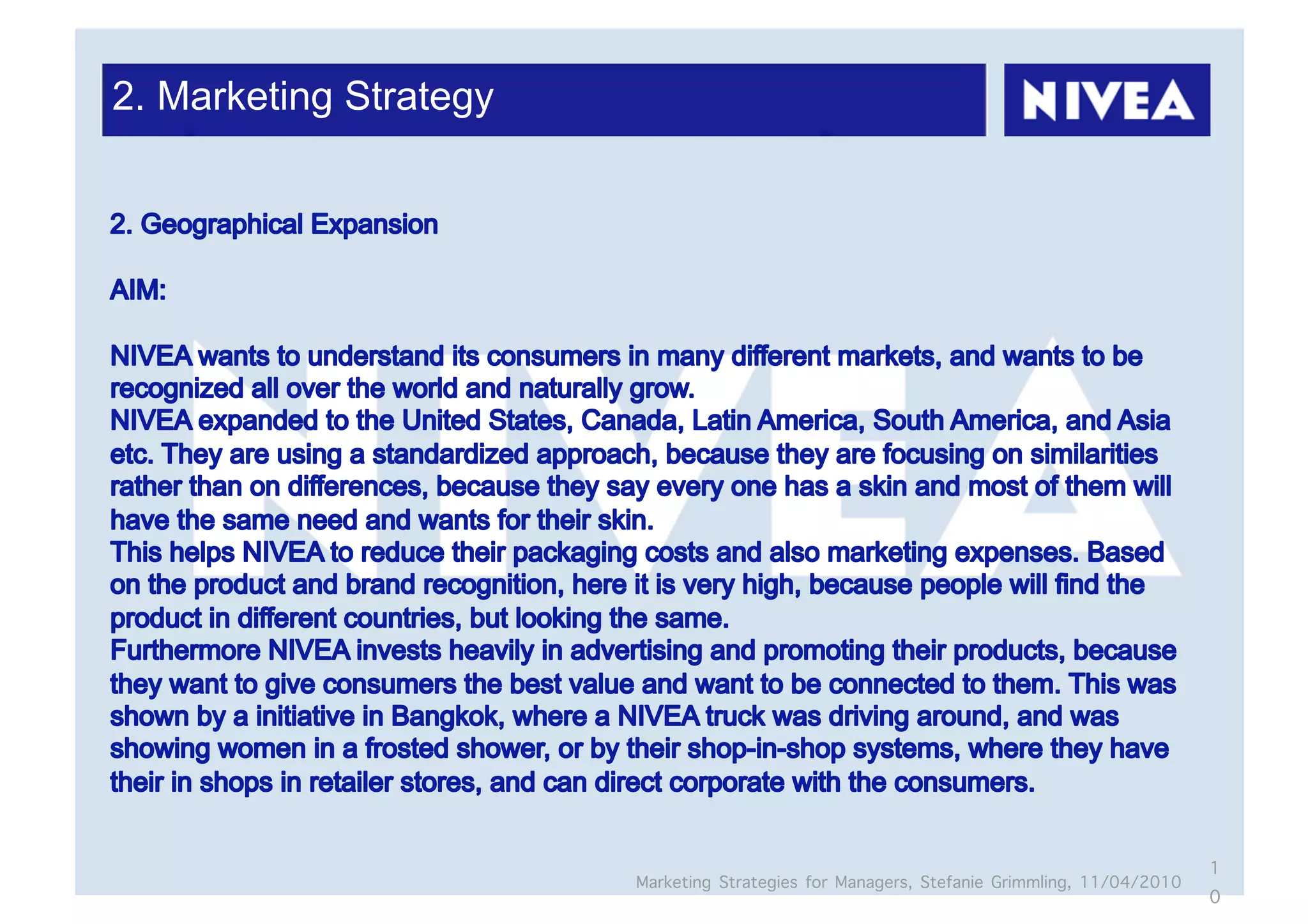 2. Marketing Strategy




                                                                                            1
                        Marketing Strategies for Managers, Stefanie Grimmling, 11/04/2010
                                                                                            0
 