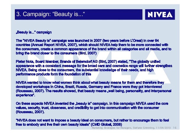 Nivea marketing strategy ppt image