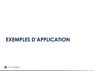 EXEMPLES D’APPLICATION
9
 