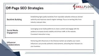 Boosting Your Business with SEO in Chennai | Skillfloor | PPT