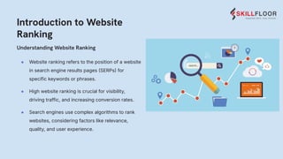 how to improve your website ranking | Skillfloor | PDF