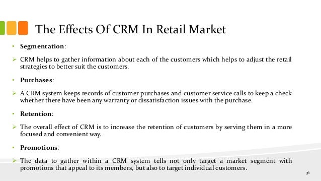 Dissertation on crm in retail