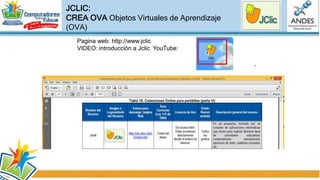 Herramientas para crear Objetos Virtuales de
Aprendizaje (OVA)
 