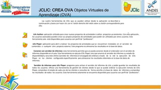 CONOCIENDO LOS REDA
«Recurso educativo
Digital Abierto»:
Hot Potatoes:
VIDEOS DE APOYO:
……...
 