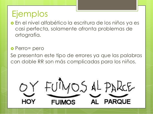 Nivel alfabético.