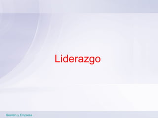 Liderazgo Gestión y Empresa 