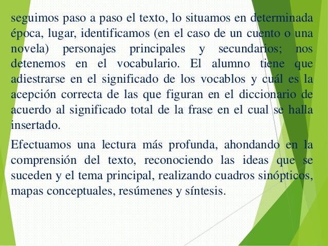 Nivel de lectura literal