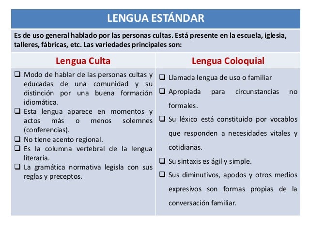 Niveles delalengua