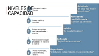 NIVELES DE
CAPACIDAD
 