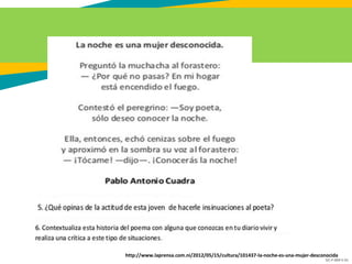 GC-F-004 V.01
http://www.laprensa.com.ni/2012/05/15/cultura/101437-la-noche-es-una-mujer-desconocida
 