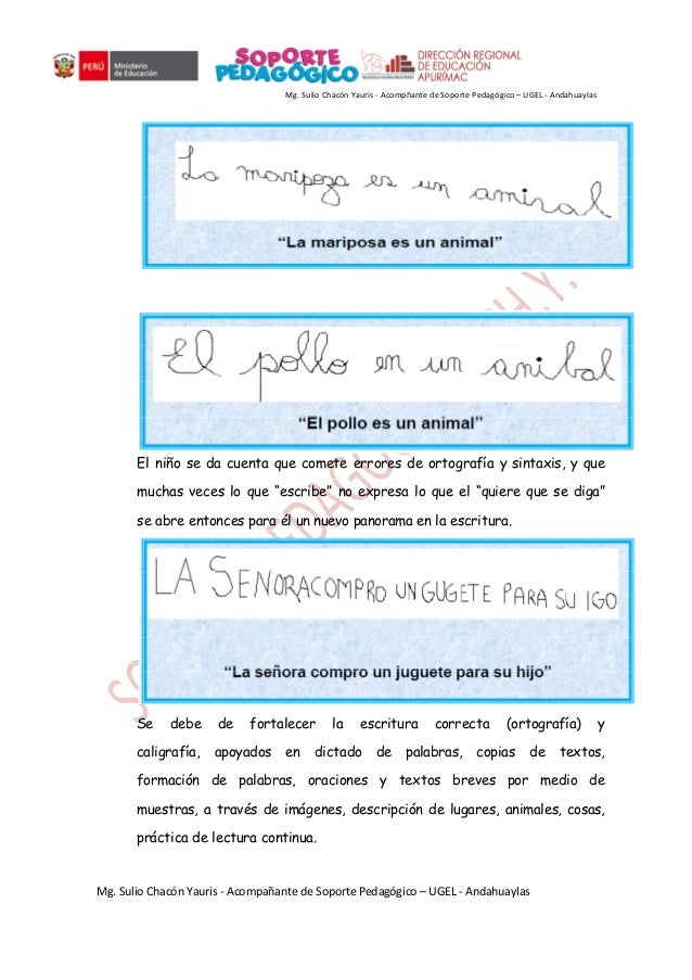 Niveles de Escritura de Emilia Ferreiro