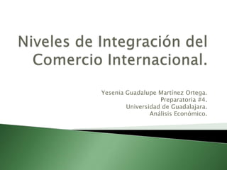 Yesenia Guadalupe Martínez Ortega.
Preparatoria #4.
Universidad de Guadalajara.
Análisis Económico.
 