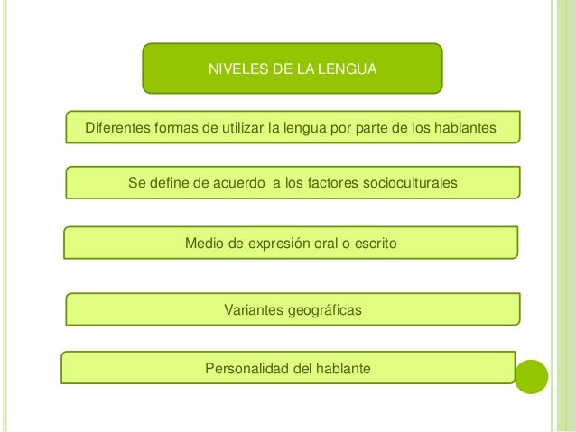 Niveles De La Lengua