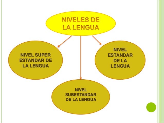 Niveles de la lengua