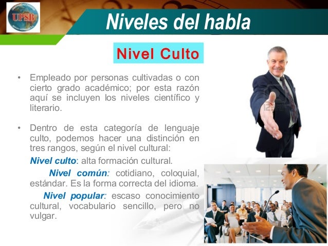 Niveles de la lengua