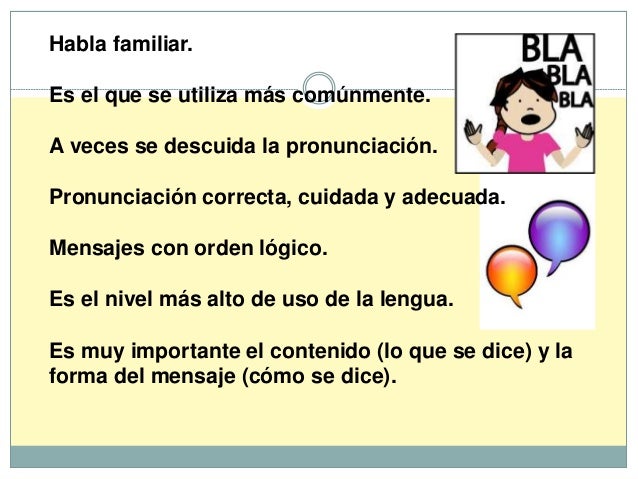 Niveles del lenguaje