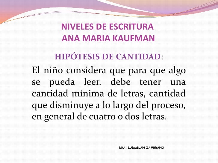 Niveles LE