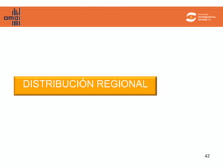 DISTRIBUCIÓN REGIONAL




                        42
 