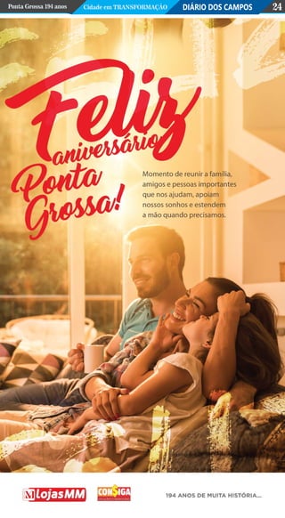 DIÁRIO DOS CAMPOSPonta Grossa 194 anos Cidade em Transformação 24
 