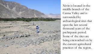 2016, International Archaeology Day, Nivín, Casma, Peru