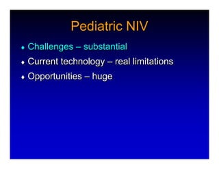 NIPV for Peds