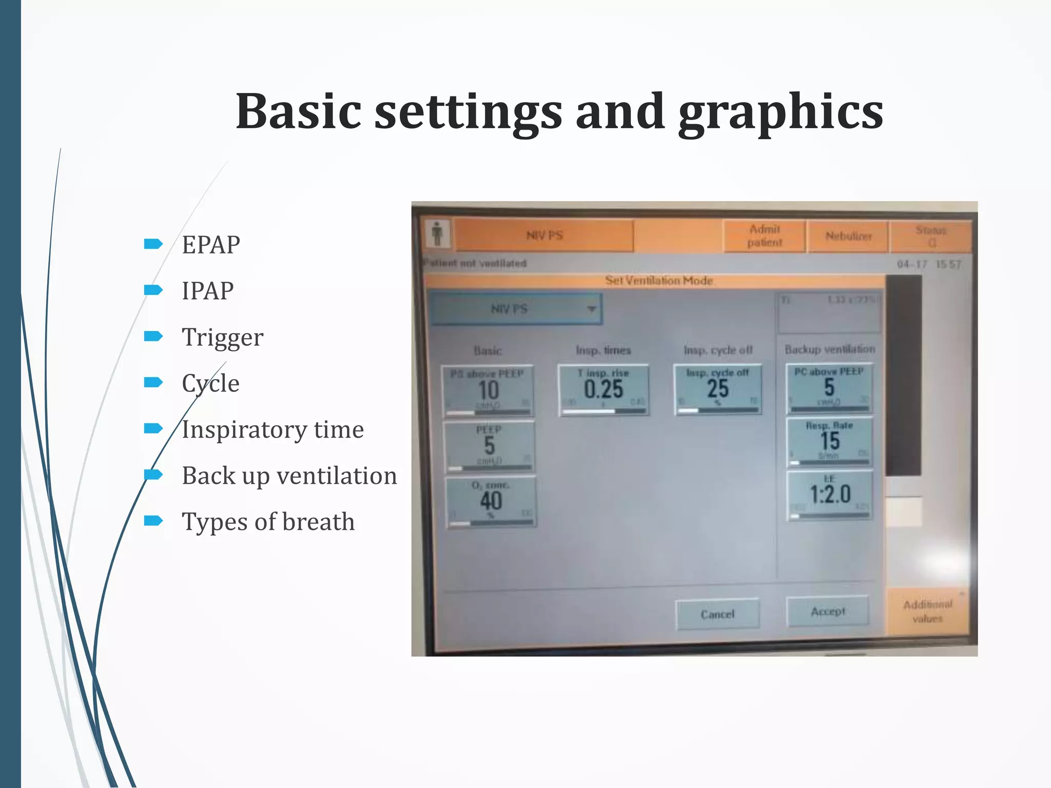 Niv(non invasive ventilation) aiims ppt | PPTX
