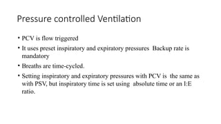 Pcv Flow Rates Non invasive ventilation power point presentation | PPTX