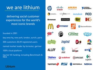 Lithium - National Instruments Webcast - Social Support Maturity - August, 2012