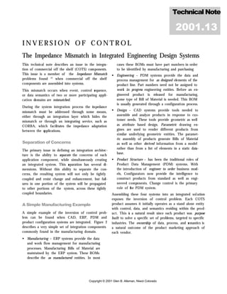 Inversion of control - the Impedance Mismatch of Integrated Engineering Design Systems 