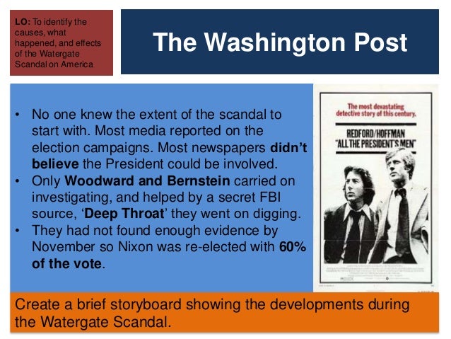 The Effects Of The Watergate Scandal Of