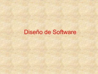 Diseño de Software
 