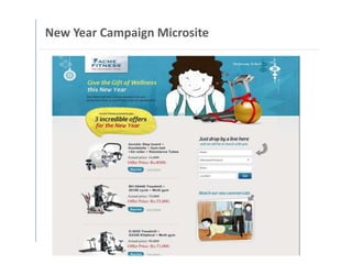 New Year Campaign Microsite
 