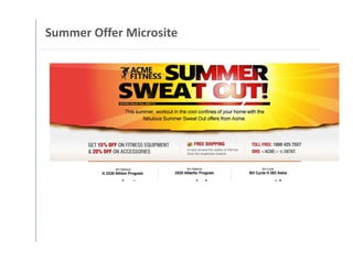 Summer Offer Microsite
 