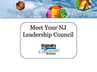 Meet Your NJ Leadership Council 