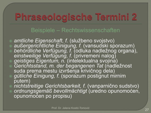 Mehrgliedrige lexikalische Einheiten Phraseologismen PPT