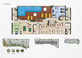 Cobertura




Implantação Andar Térreo                                         Segundo Pavimento   Subsolo




             Playground    Duplo Portão   Redário   Espaço Zen
                            de Entrada
 