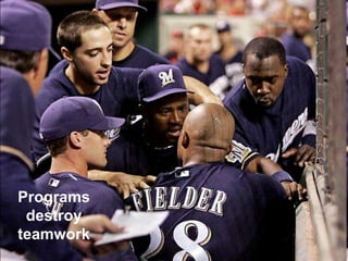 Programs
destroy
teamwork
 