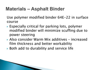  Spread geotextile
immediately after fine
grading
 Overlap fabric >16”
 Install drainage pipes
if used
 Excess fabric ...