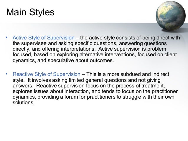 lpc models and techniques in clinical supervision supervisor style