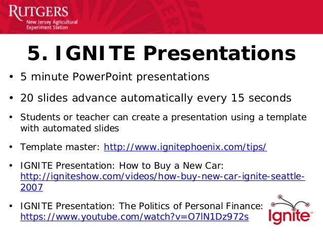 njcfe symposium presentation twenty terrific technology teaching too how many slides is a 5 minute presentation