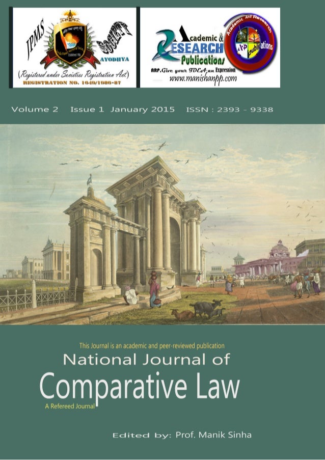 National Journal of Comparative Law(NJCL) 2015 vol2 s1