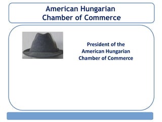 American Hungarian
Chamber of Commerce
President of the
American Hungarian
Chamber of Commerce
 