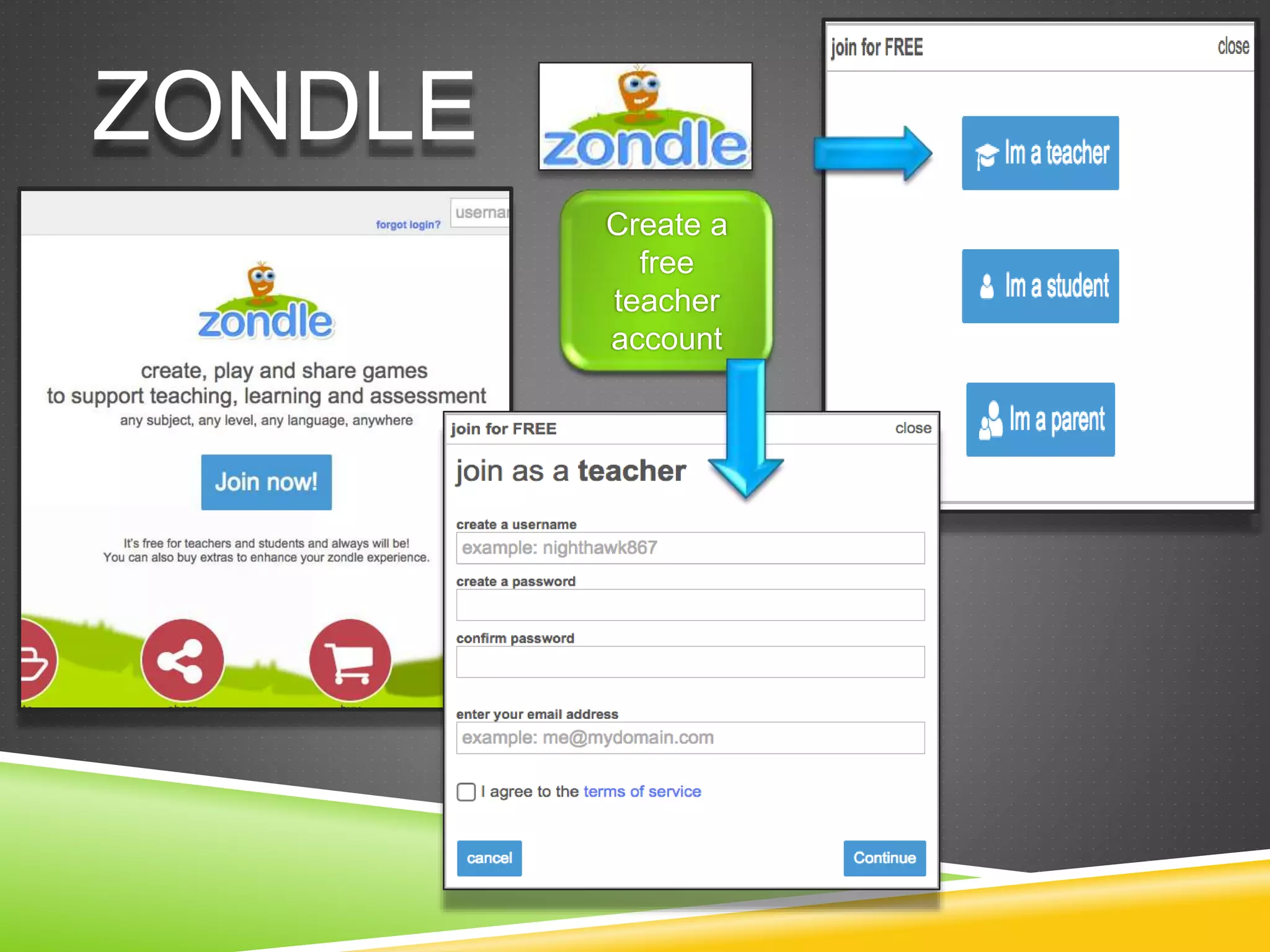 Create a 
free 
teacher 
account 
 