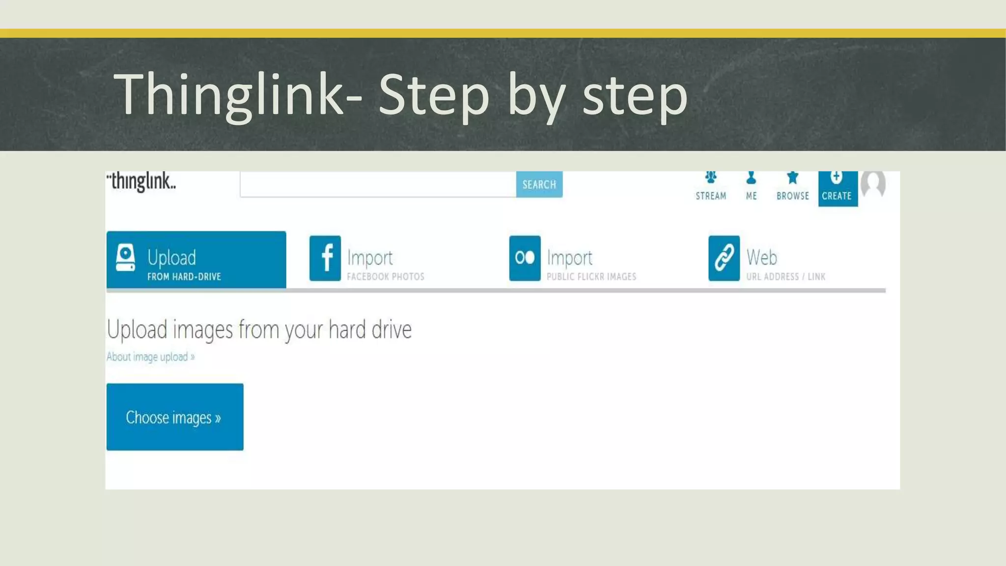 Thinglink- Step by step

 