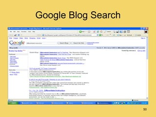 Google Blog Search 
