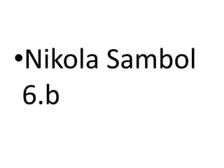 •Nikola Sambol
6.b
 