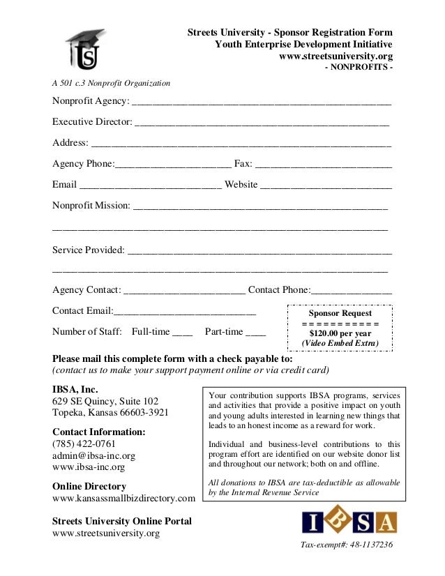 donor forms